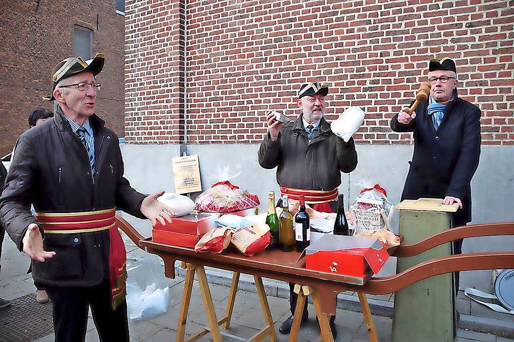 De varkens van de Sint-Antoniusgilde blijven dit jaar in hun stallen. © Sint-Antoniusgilde Herdersem