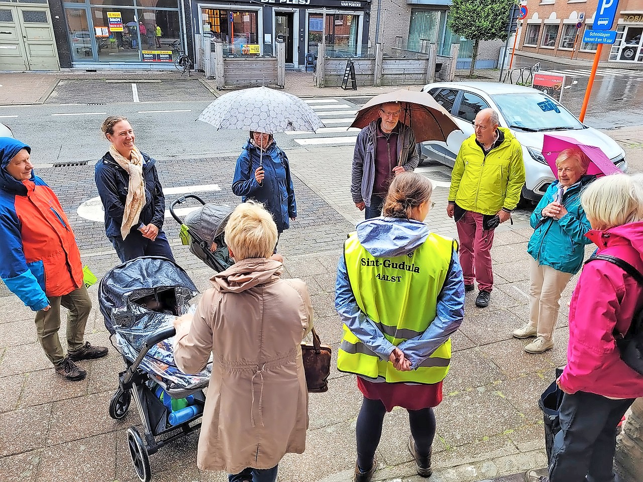 Vorig jaar vond de Ecokerkwandeling plaats in en rond Erembodegem. © Ecokerk