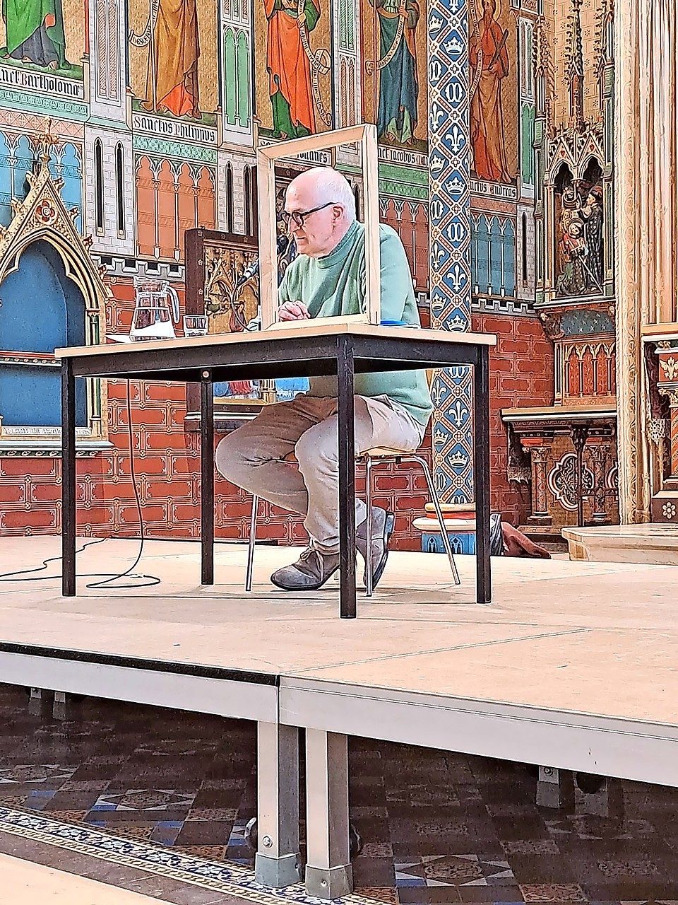 Erik Galle mocht de spiritualiteitsdag voor vrijgestelden van ons bisdom inleiden. © Bisdom Gent