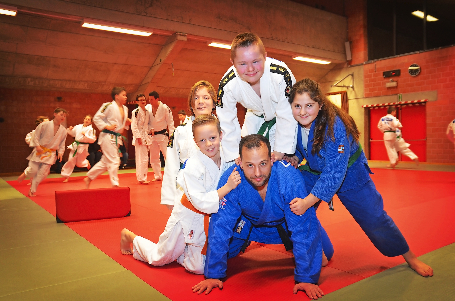 Tom Steensels duwt G-judoka’s en reguliere sporters naar een hoger niveau. © Tony Dupont