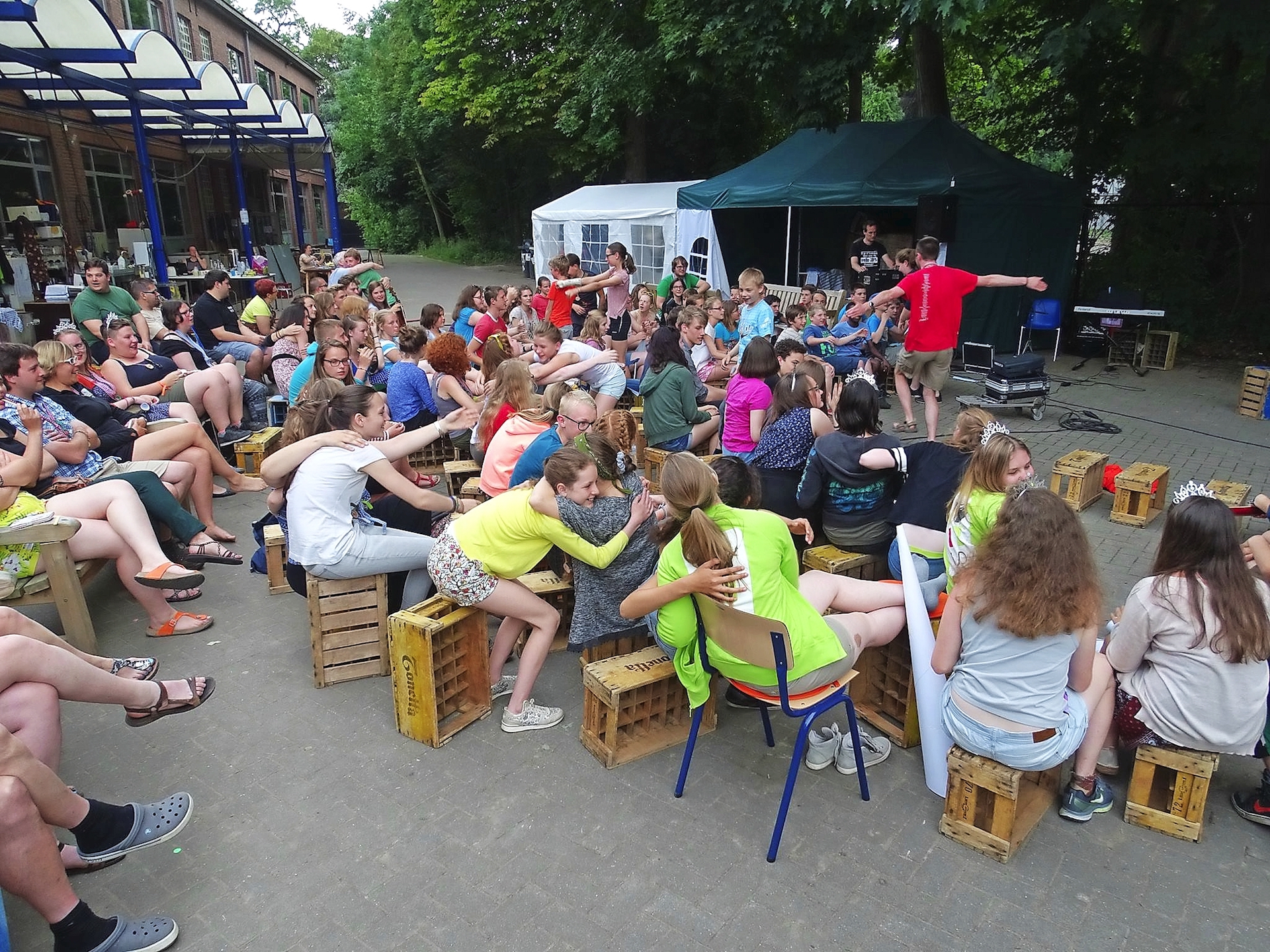 Pluskamp betekent zes dagen plezier maken, maar ook bezinnen. © IJD Jongerenpastoraal