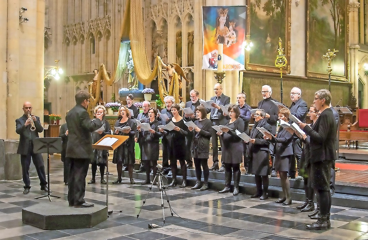 De koorleden van de Kleine Cantorij willen muzikaal worden uitgedaagd. © Frank Hetzheim