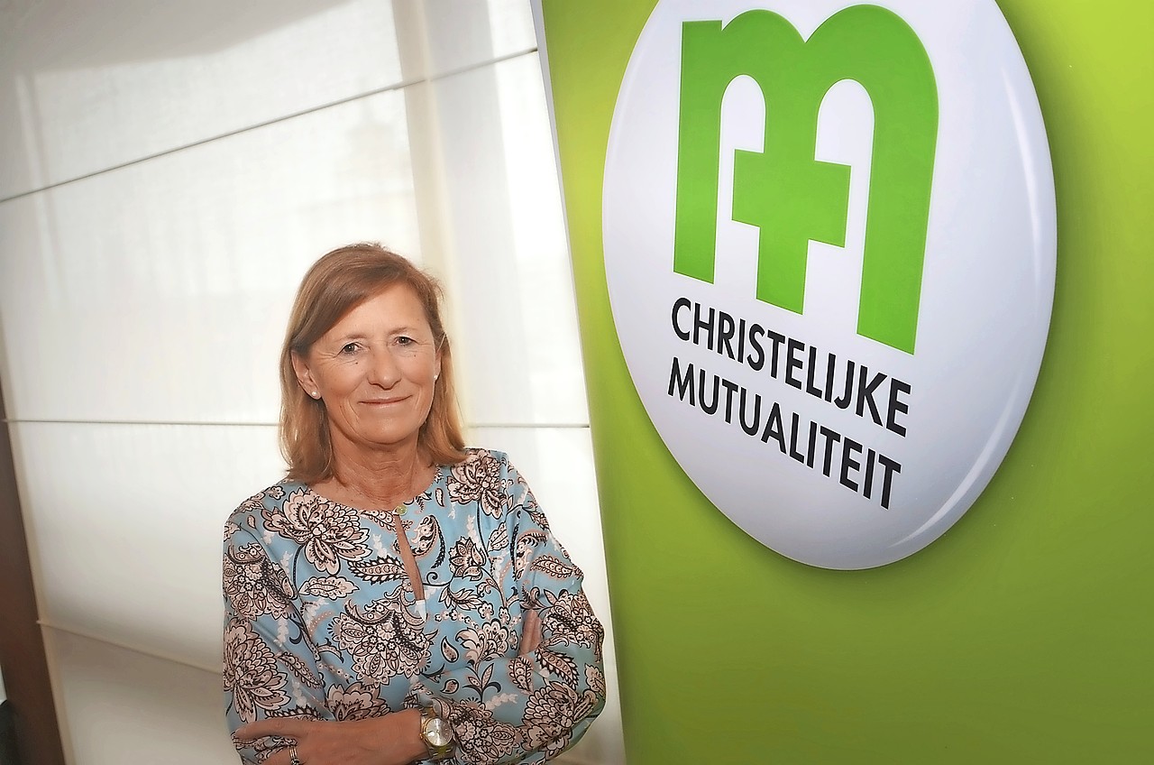 Lizy Cosemans: „Zorg dragen voor de medemens zit verankerd in CM’s genen.” © Tony Dupont