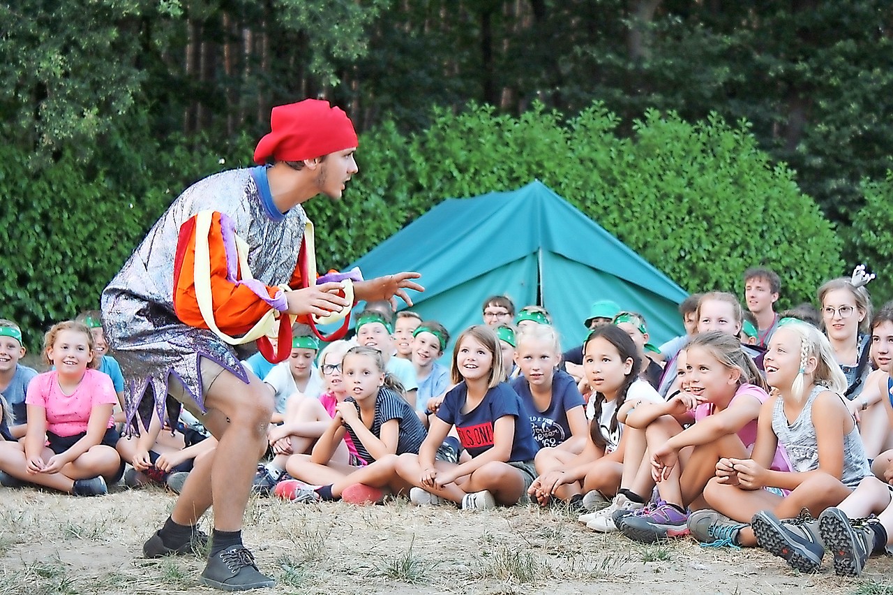 De Chiro van Zolder zond vorig jaar deze foto in van haar zomerkamp en werd de algemene winnaar. © Chiro Zolder