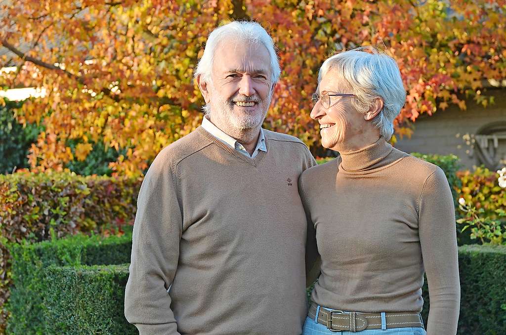 Jos Reniers en zijn echtgenote Marleen Odeurs kunnen eindelijk opnieuw lachen. © Tony Dupont