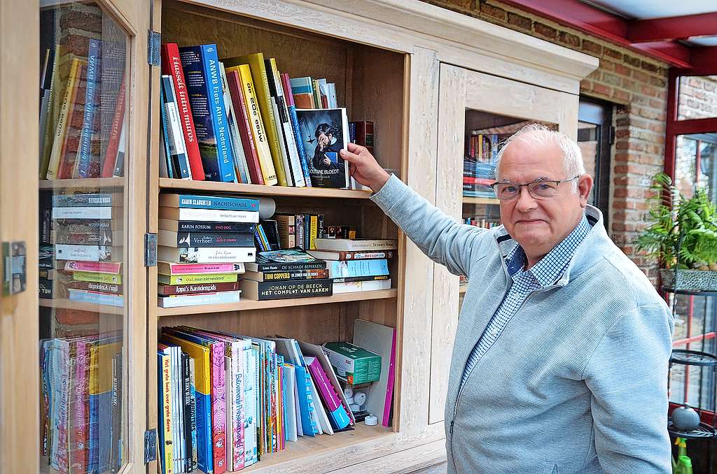 Herman Grouwels: „Toen ik de memoires van mijn grootoom las, borrelde er meteen ideeën op voor een boek.” © Tony Dupont