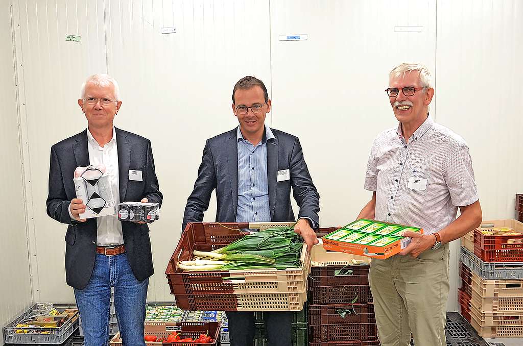 Tony Heeren (links), Wouter Beke (midden) en Karel Bollen van RIMO. © Tony Dupont