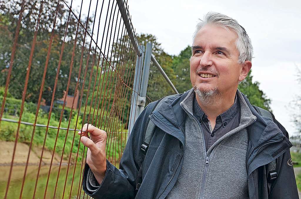 Johan Serré wil binnen de muren van de gevangenis mensen bemoedigen vanuit een christelijke houding. © Tony Dupont