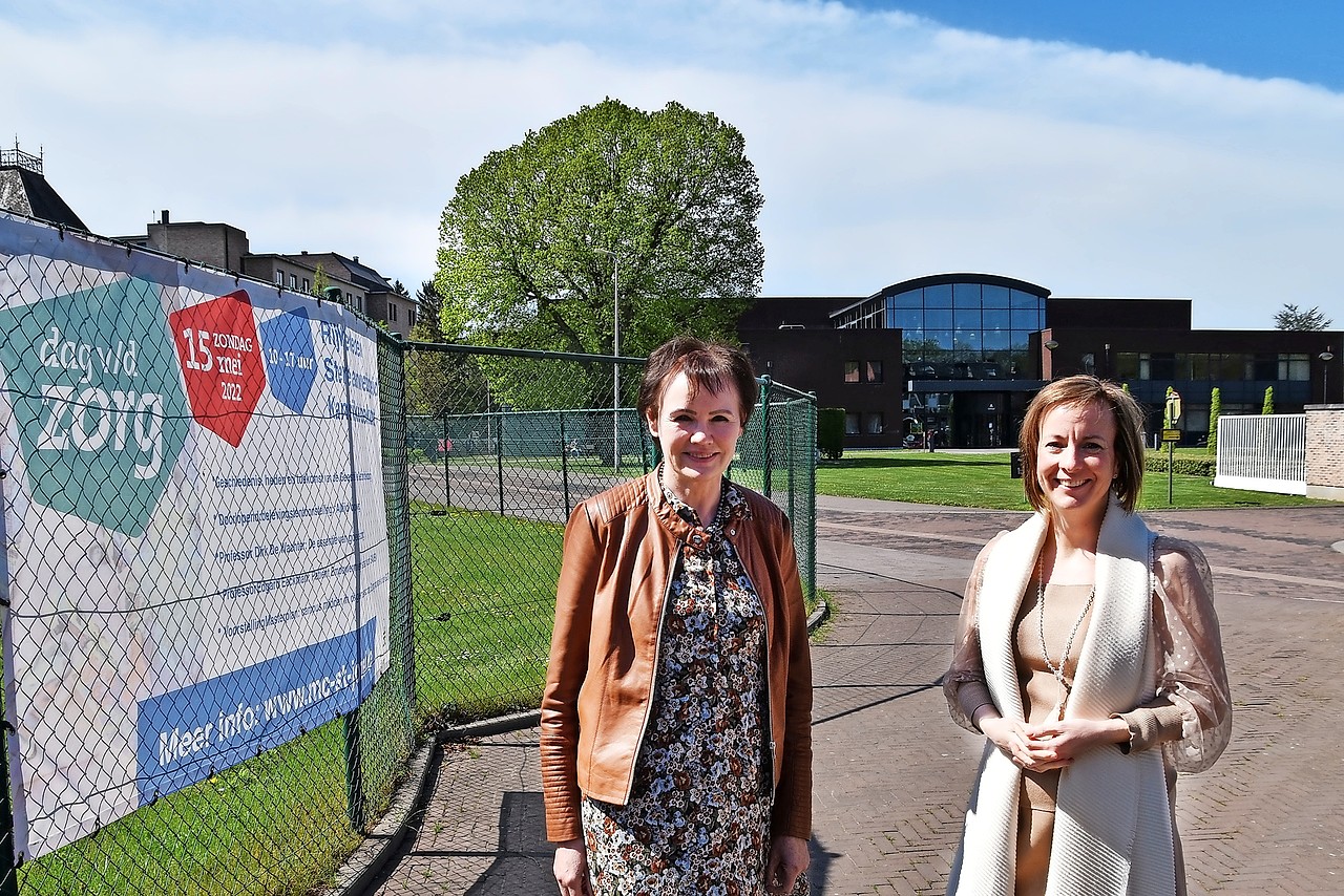 Marleen Dullers (links) en Cindy Monard (rechts): „De Dag van de Zorg is de start van ons jubileumjaar.” © Tony Dupont