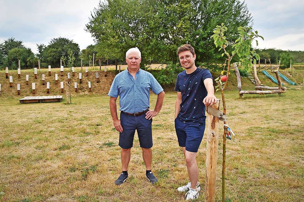 Jean-Marie (links) en Maarten Roosen: „Paus Franciscus inspireerde ons.” © Tony Dupont