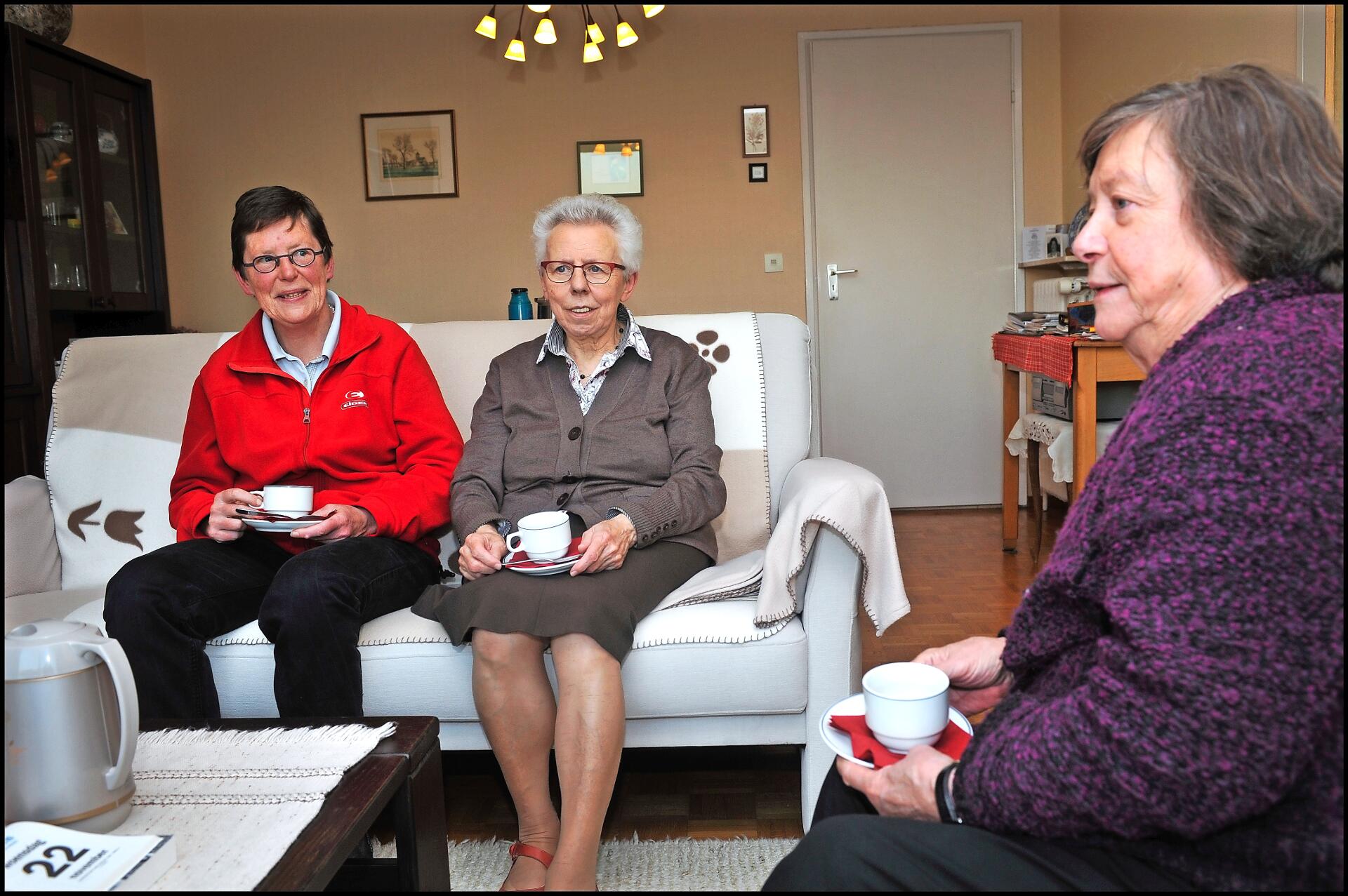 Anne Vansteenlandt, Chris Coens en Els Hendrickx in gesprek. © Violet Corbett Brock