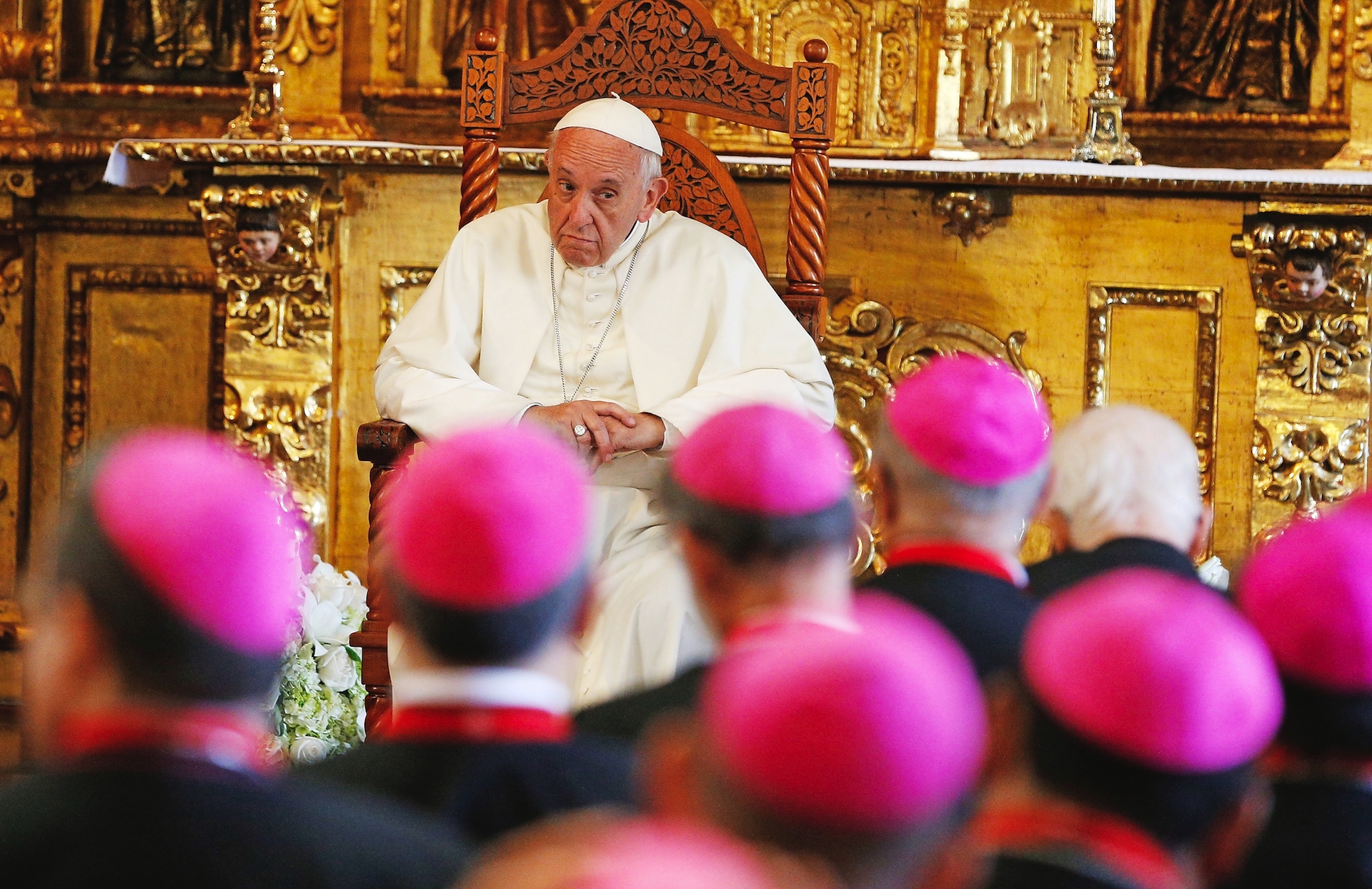 Paus Franciscus ondervindt ook vanwege hoge geestelijken heel wat weerstand. © KNA Bild