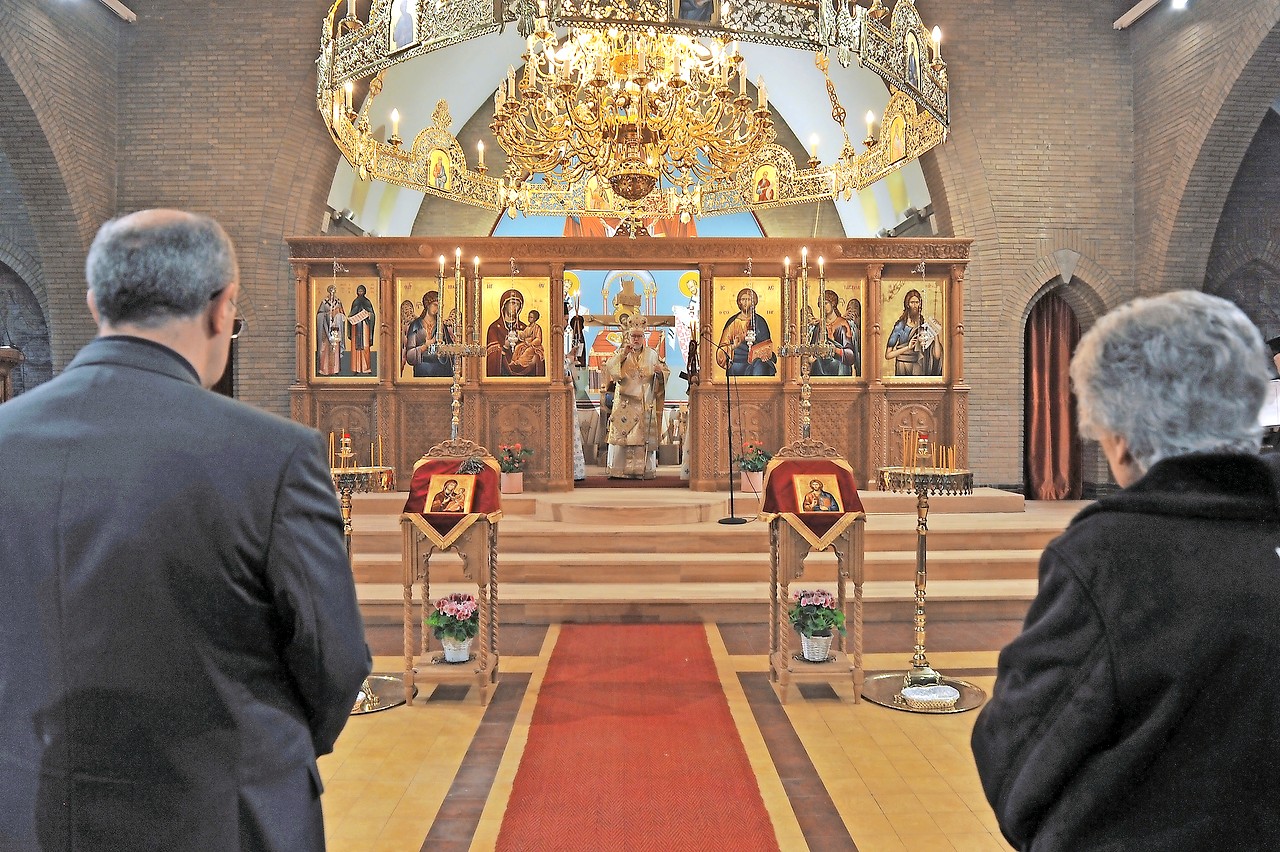 Sinds kort is de voormalige Sint-Godelievekerk in Oostende een orthodoxe kerk. © Els Verhaeghe