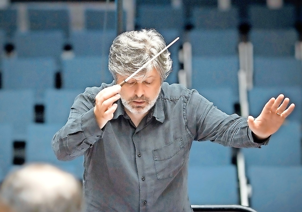 James MacMillan komt zijn eigen werk dirigeren in BOZAR in Brussel. © Klarafestival