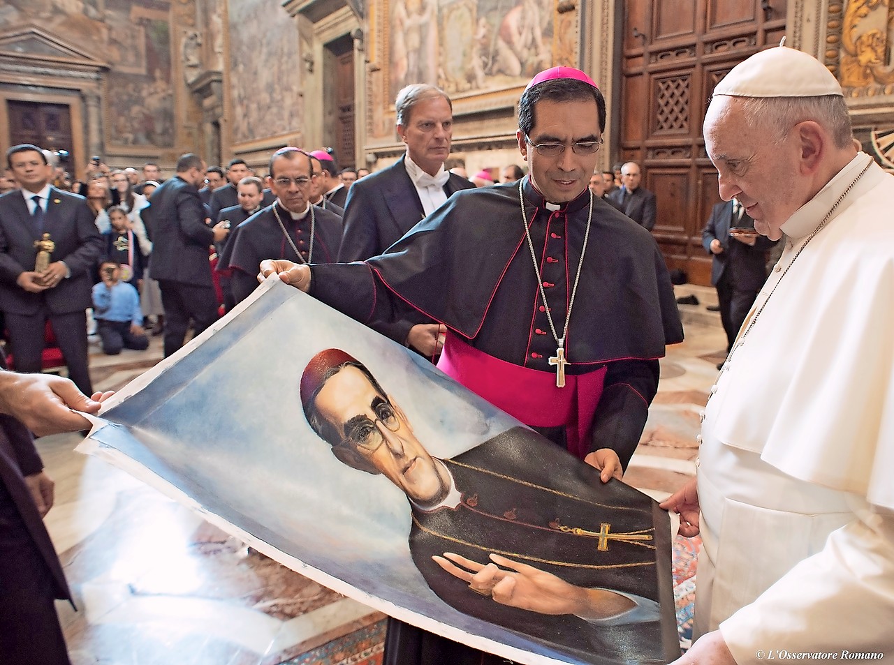 De vermoorde aartsbisschop Oscar Romero werd een icoon van de bevrijdingstheologie. © KNA-Bild