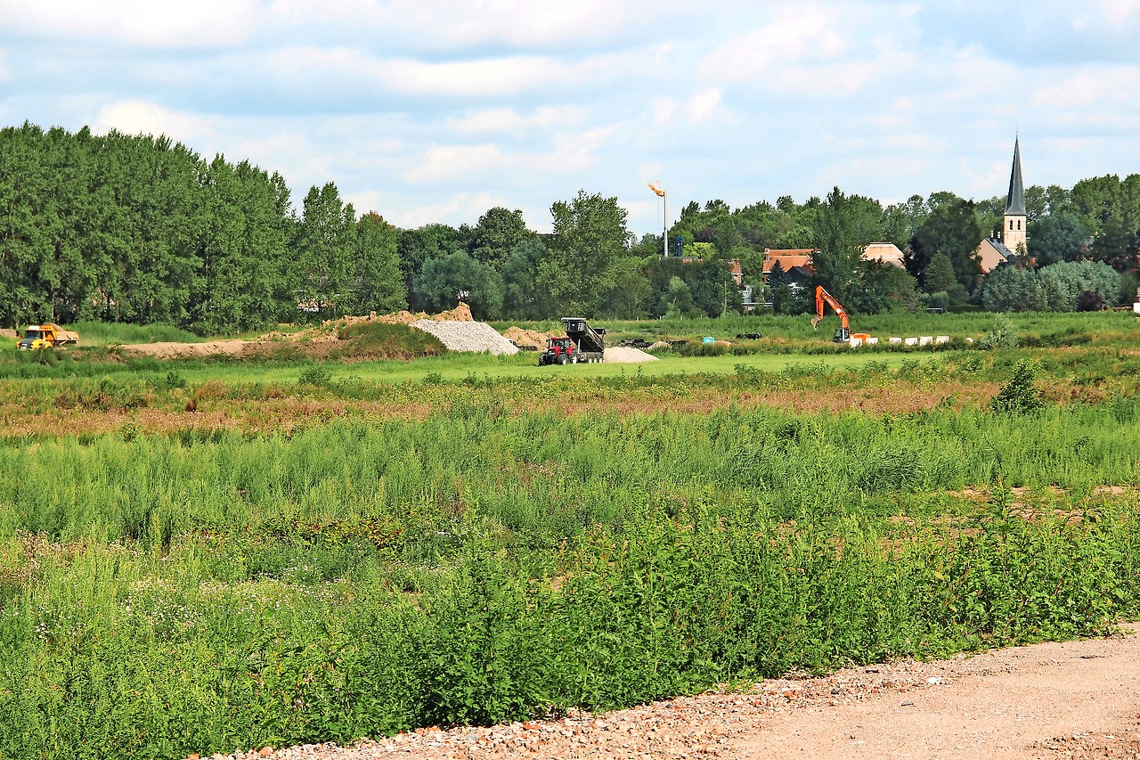 Ontpolderingswerken in Groot en Klein Broek bij Elversele moeten de getijdennatuur doen herleven. © Christof Bouweraerts