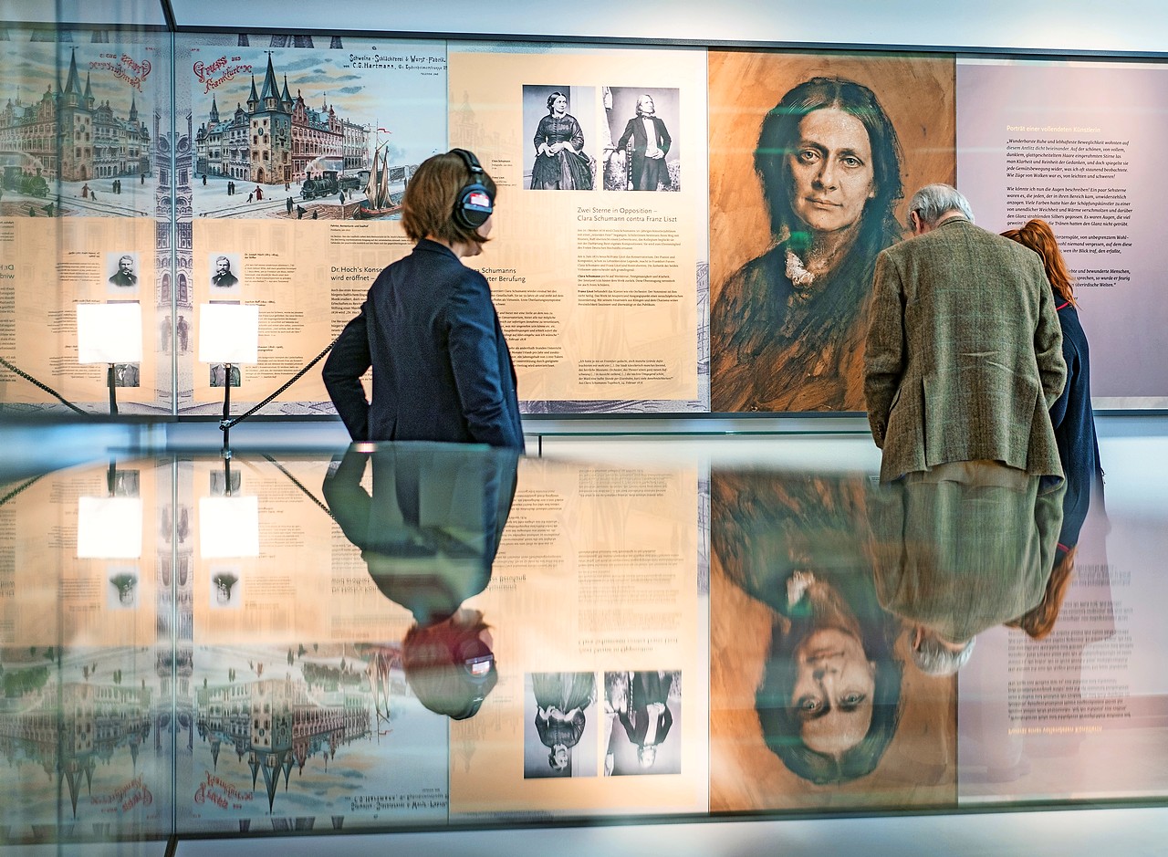 Voortaan presenteert het Schumannhaus in Leipzig het echtpaar als gelijkwaardig. © Belga Image