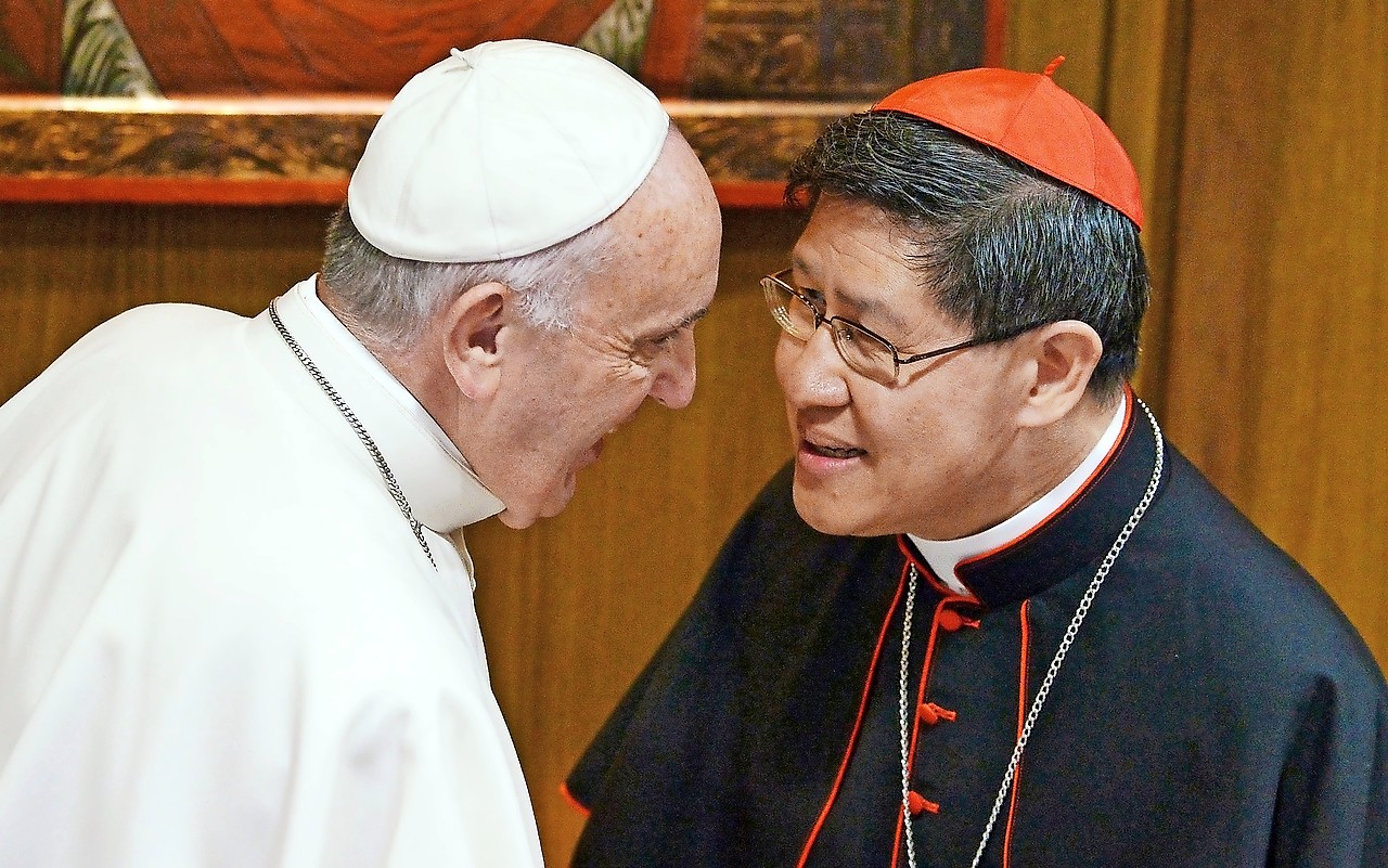 Kardinaal Tagle, Filipijn met Chinese roots of de ‘Aziatische Franciscus’. © Belga Image