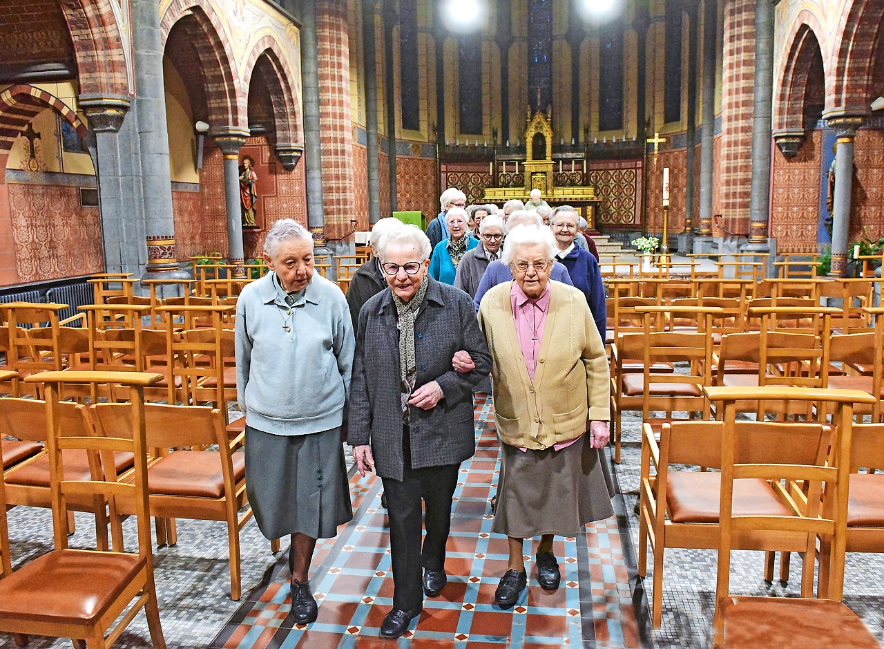 Vandaag telt de congregatie 248 zusters, op twee na allen ouder dan zeventig. © Mia Uydens