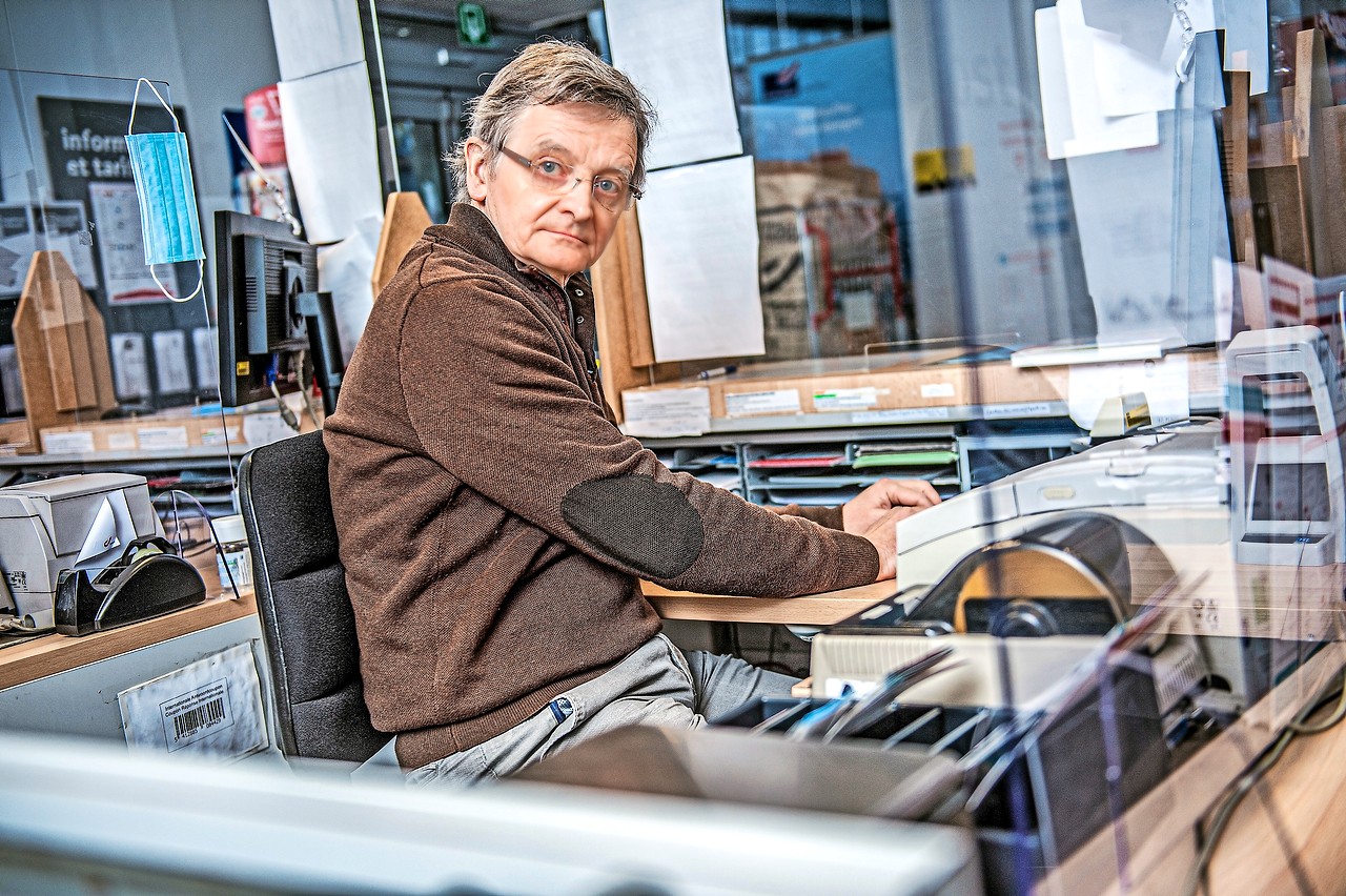 Benoît Hissette ontdekte in het postkantoor waar hij werkt vonken van leven. © Frank Bahnmüller