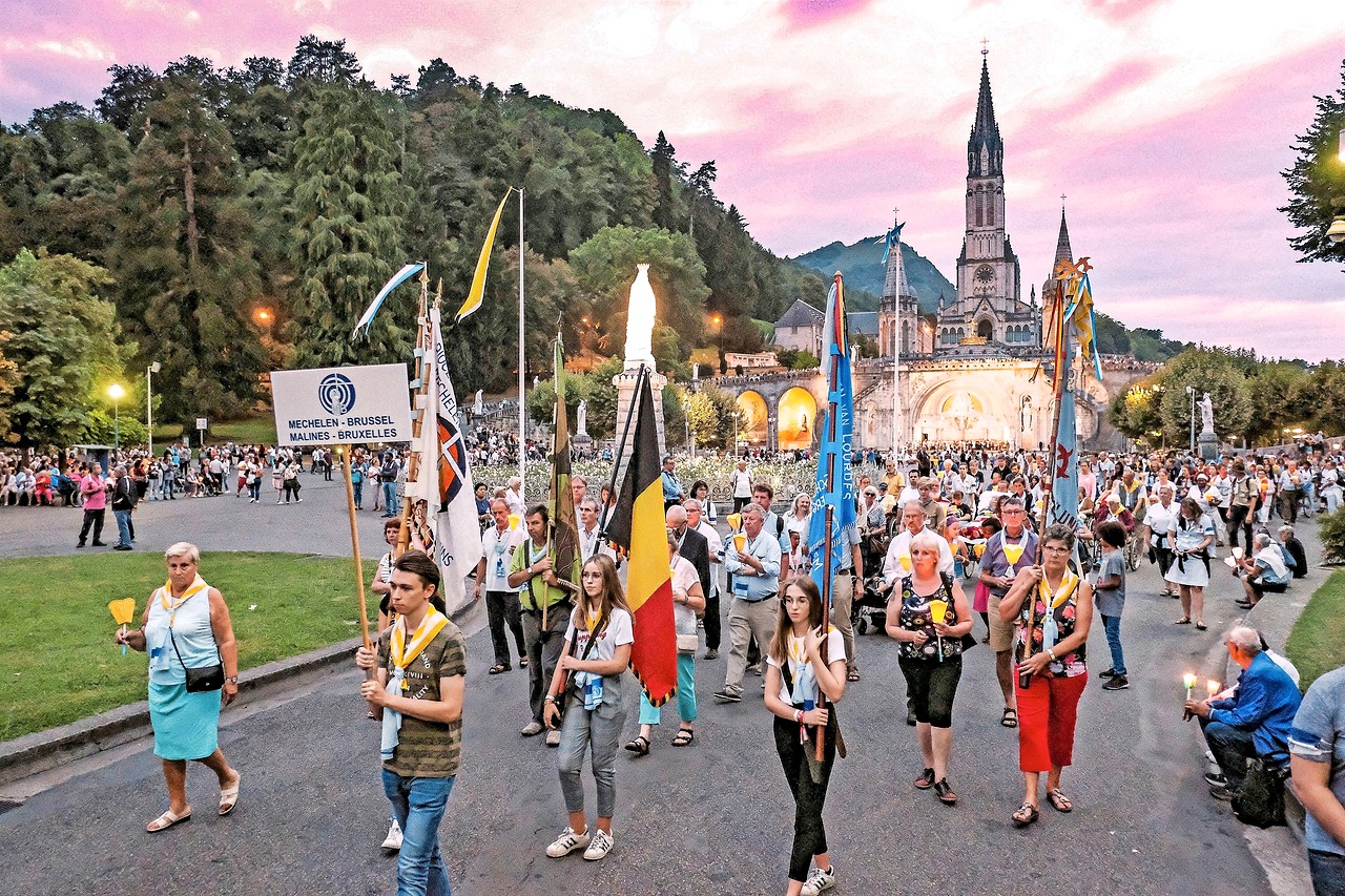 Diocesane Lourdesbedevaarten zijn familiaal. © Diocesane bedevaarten Mechelen-Brussel