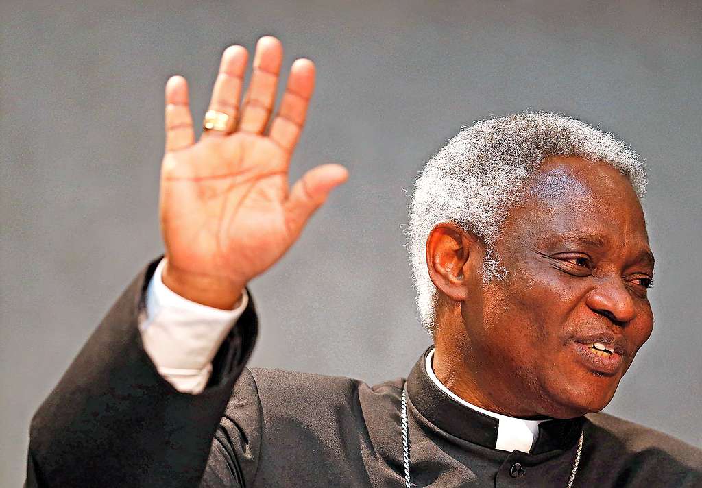 Kardinaal Peter Turkson houdt het voor bekeken als topfunctionaris in het Vaticaan. © Belga Image