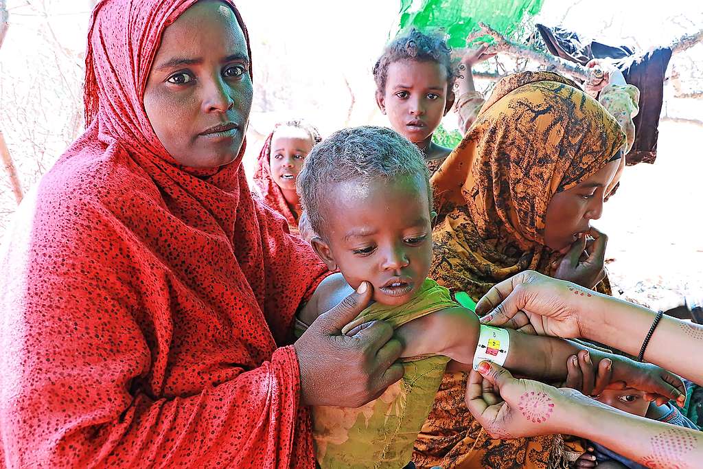 Honderdduizenden Somaliërs verblijven in uitgestrekte kampen in Kenia. © Caritas International