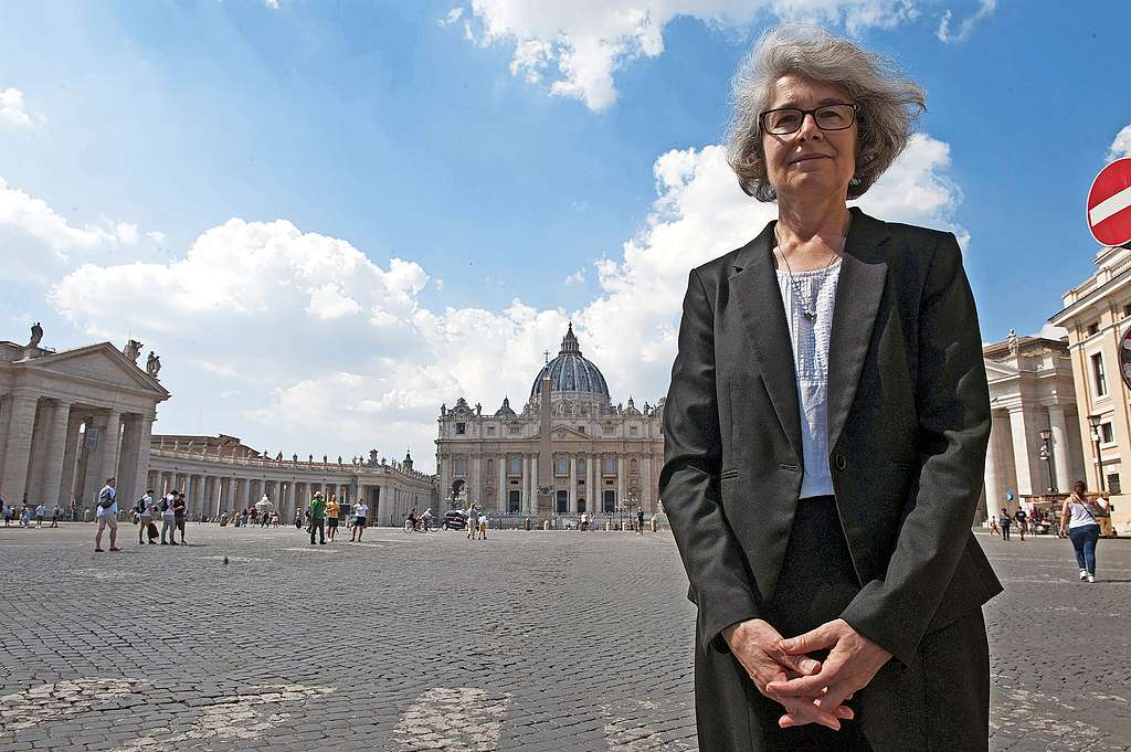 Becquart is als vicesecretaris van de bisschoppenconferentie de vrouw met de hoogste post in het Vaticaan. ©Alessia Giuliani/Cpp/Ipa/Empics Entertainment/Photo News