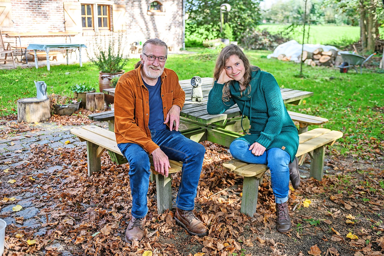 Karel en zijn opvolgster Cléo: ‘Ik zou graag meemaken dat christenen de aarde gaan herontdekken en verwelkomen als een verloren geliefde, waar ze nu al te vaak nog behandeld wordt als ongenode gast aan de tafel.’ © Frank Bahnmüller