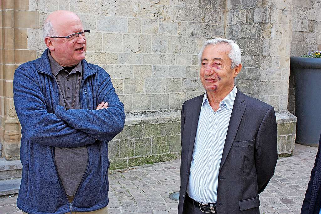 Lode Van Hecke en Kanaan Jamla kunnen het goed met elkaar vinden. © Bertrand Goethals