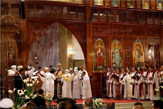 De inhuldiging van de kerk van de Libische martelaren door bisschop Befnosios van de eparchie Salamut in februari vorig jaar 