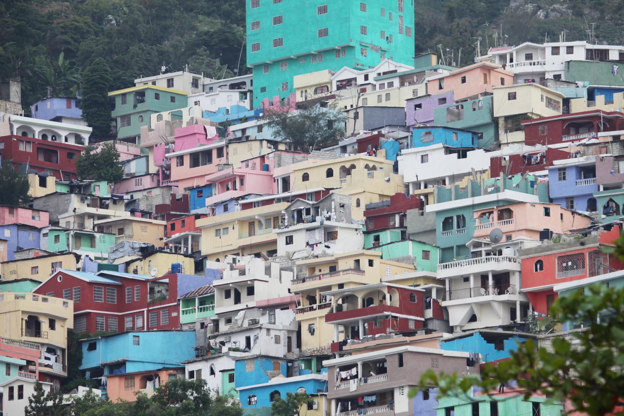 Zicht op Port-au-Prince.