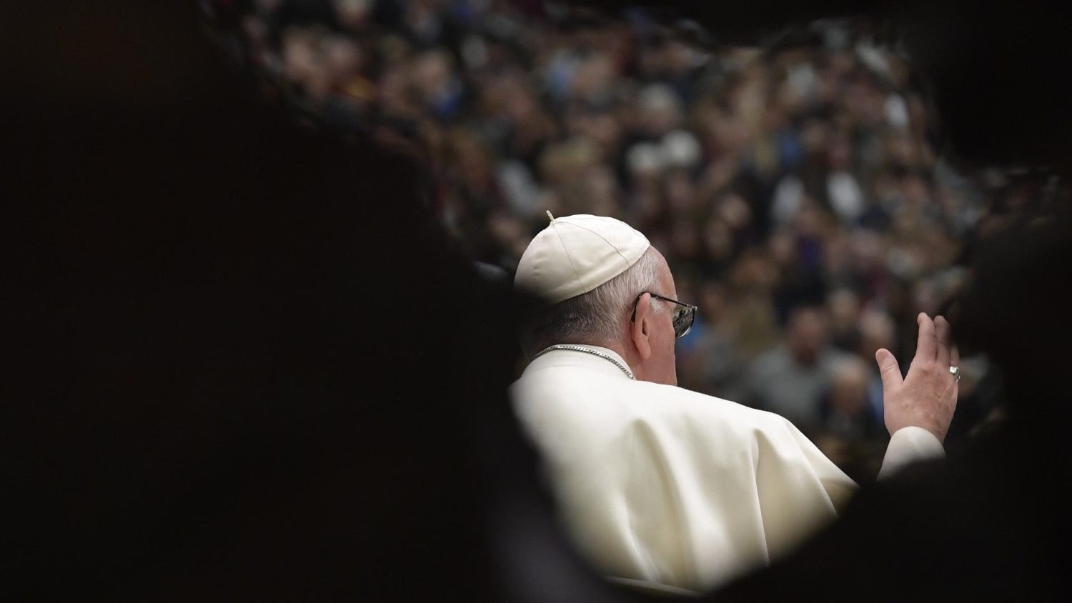 Paus Franciscus tijdens de algemene audiëntie van woensdag 6 februari 2019