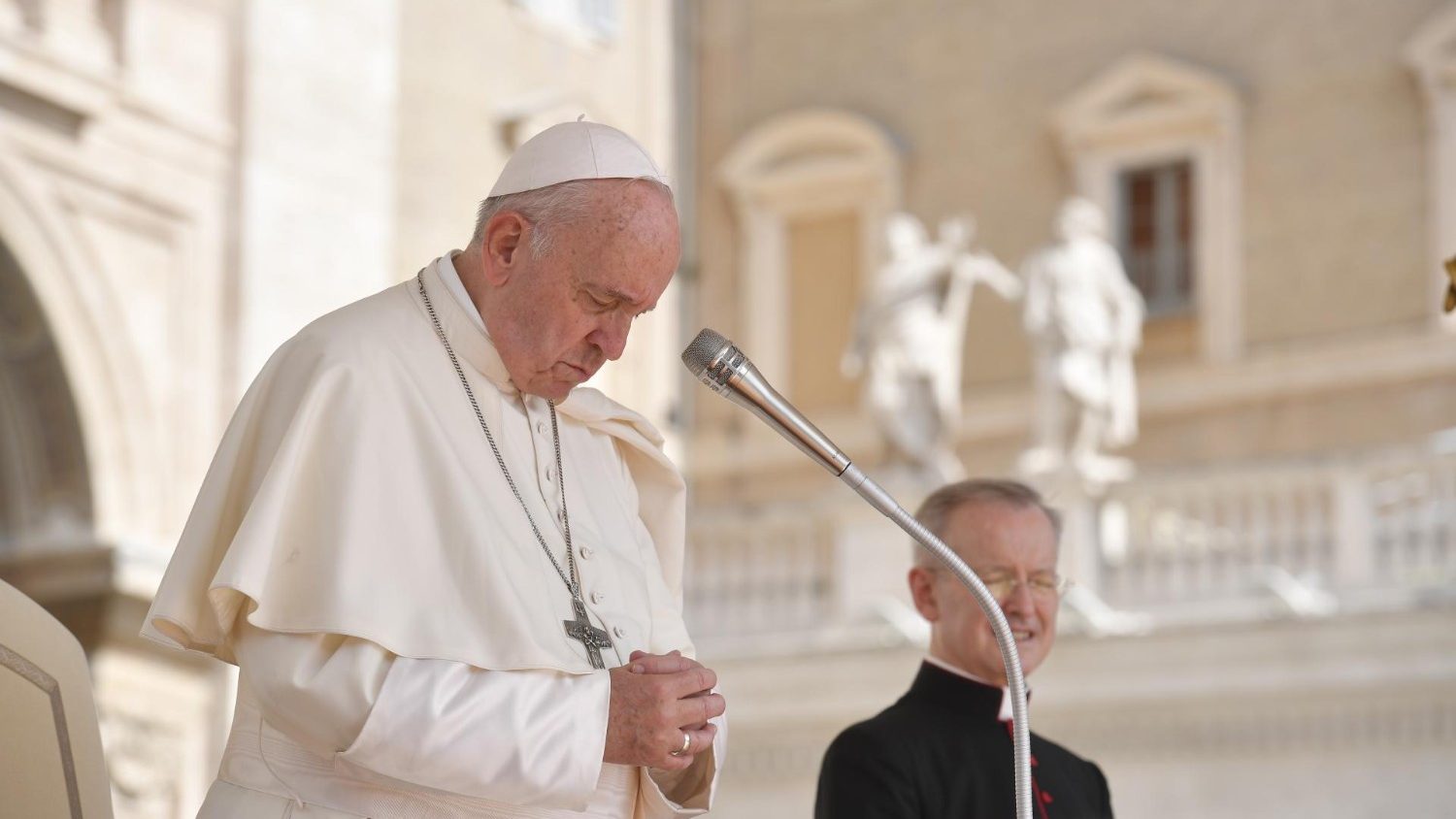 Paus Franciscus tijdens de algemene audiëntie van woensdag 12 juni 2019