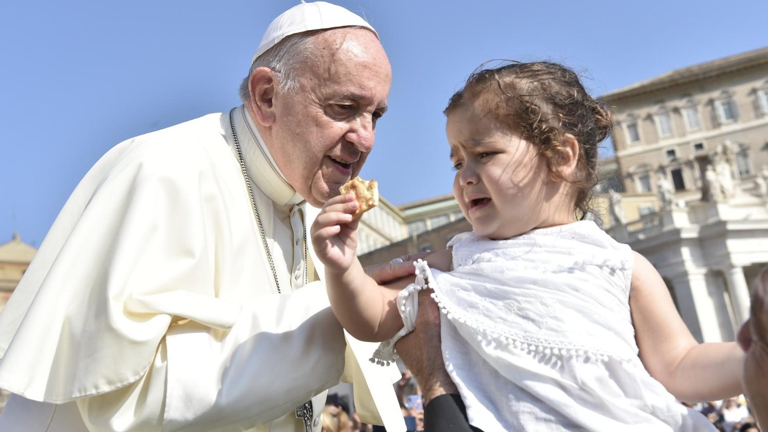 Paus Franciscus tijdens de algemene audiëntie van woensdag 19 juni 2019