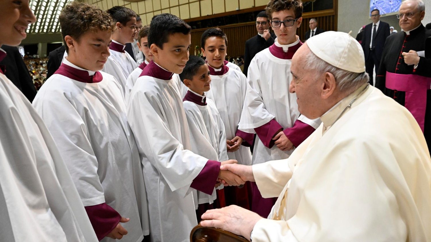 Paus Franciscus tijdens de algemene audiëntie van woensdag 31 augustus 2022