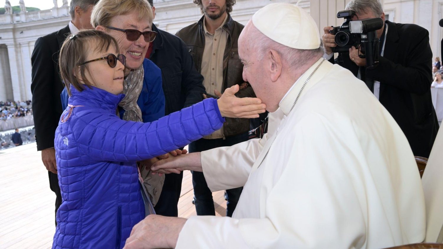 Paus Franciscus tijdens de algemene audiëntie van woensdag 28 september 2022