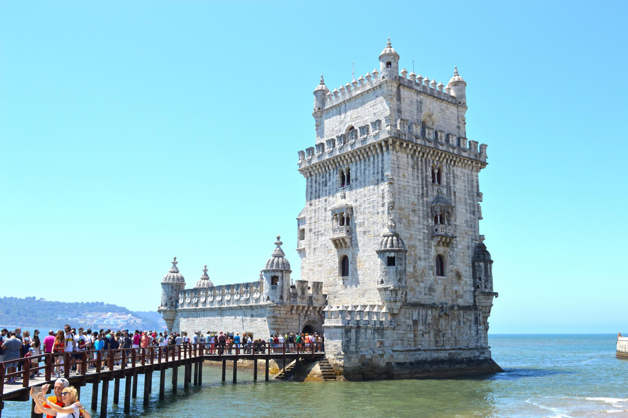 De toren van Belém in LIssabon.