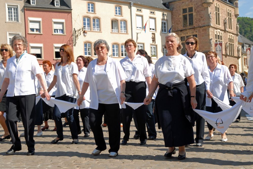 De Processie van Echternach tijdens een vorige editie.