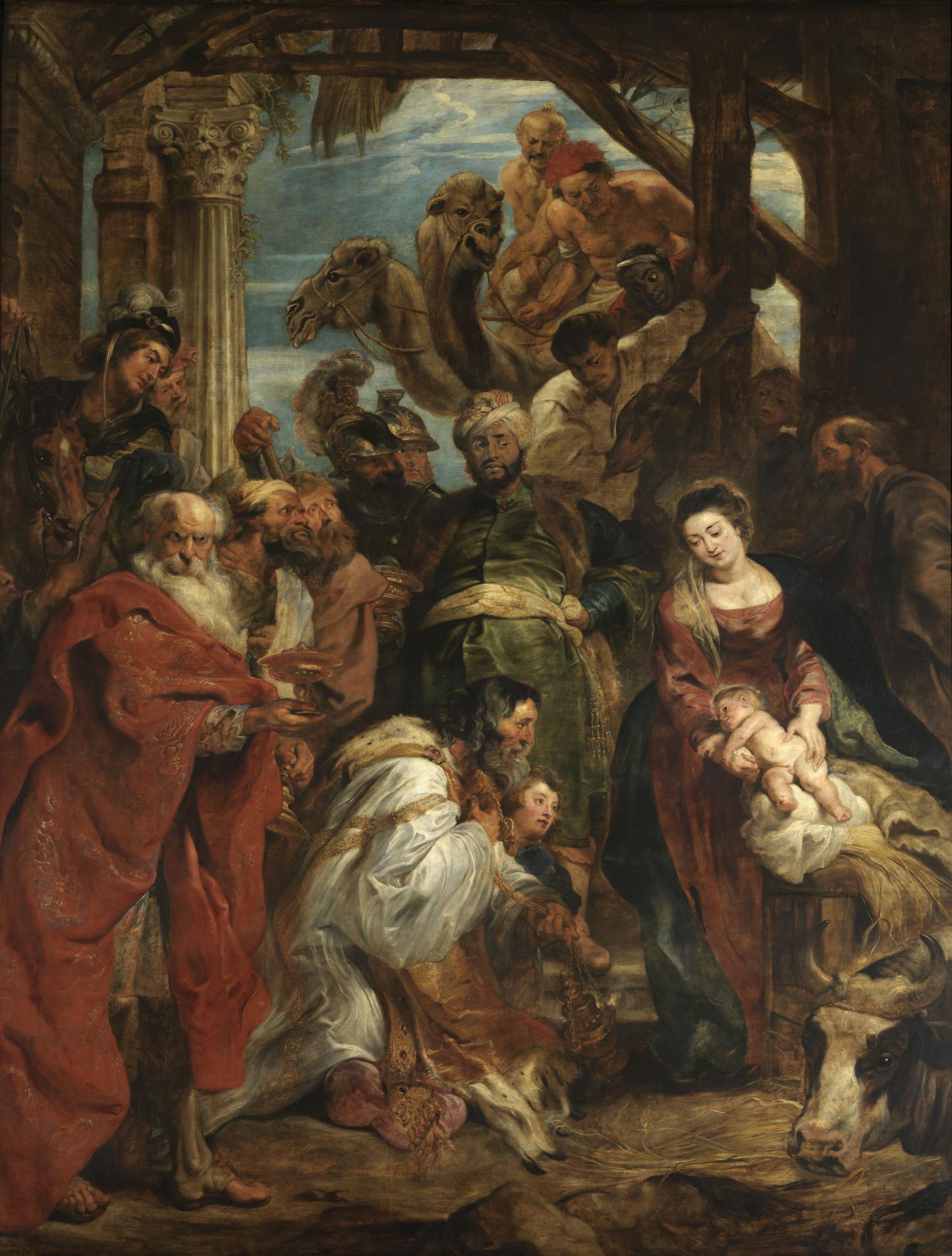 Aanbidding door de koningen, Pieter Paul Rubens, KMSKA