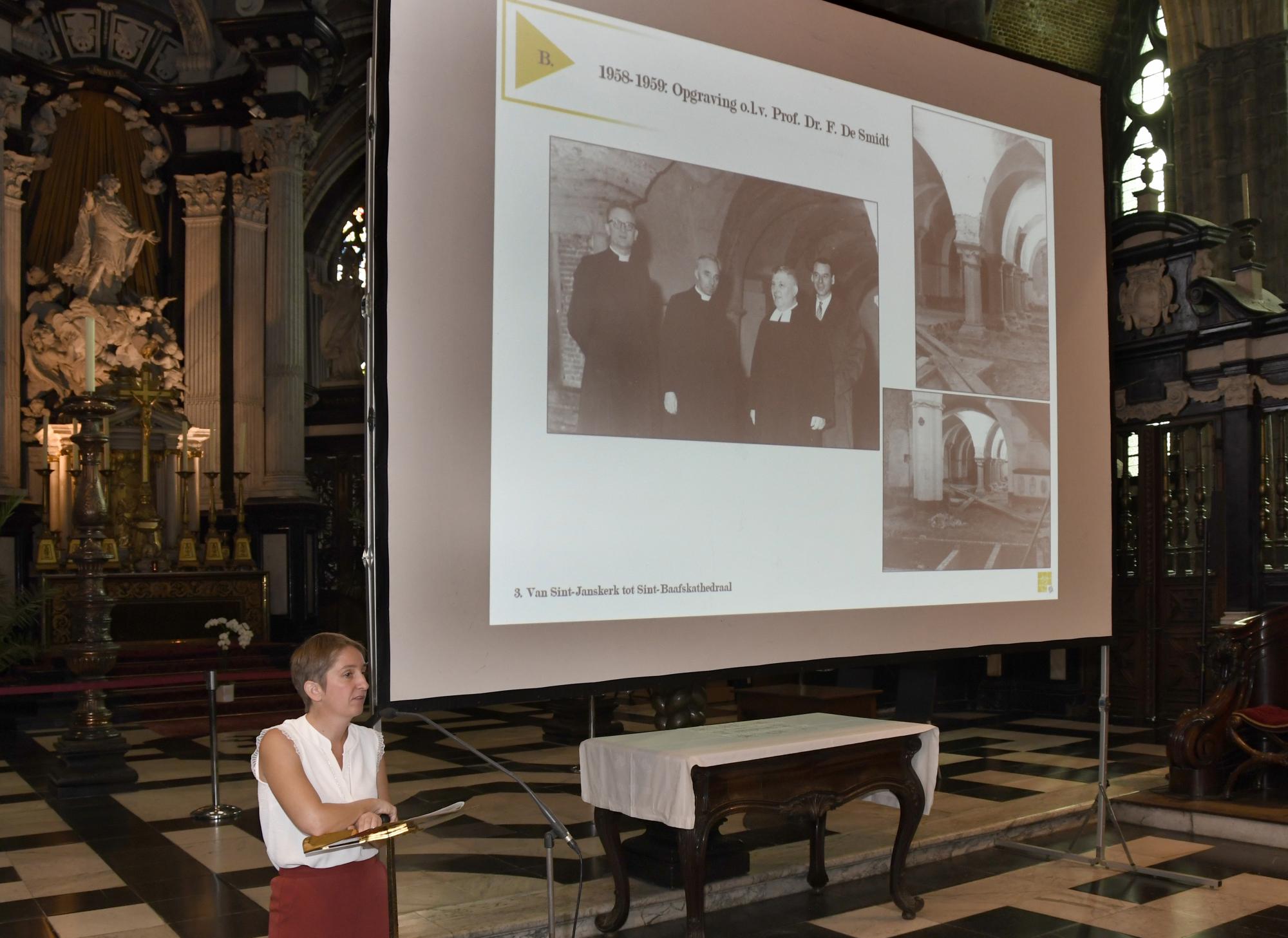 Archeologe Janiek De Gryse verwees naar eerdere opgravingen, eind de jaren 1950.