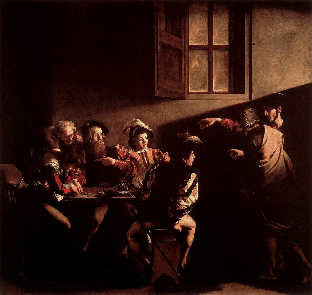 De roeping van Mattheüs, Caravaggio