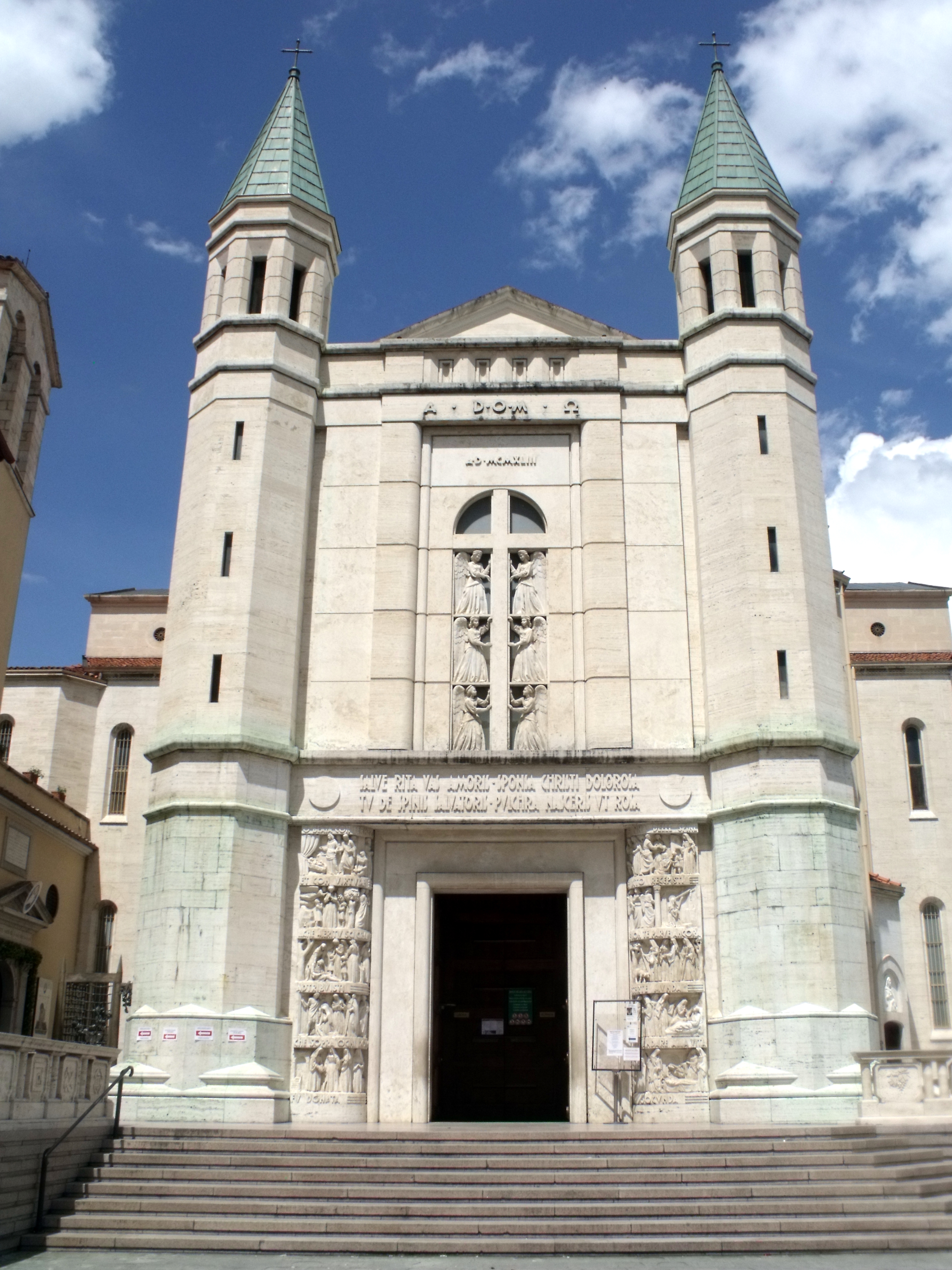 De Basiliek van Sint-Rita in Cascia.