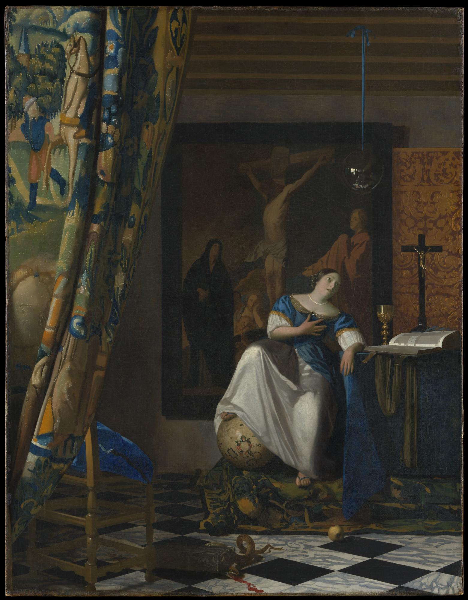 ‘Allegorie op het geloof’, Johannes Vermeer