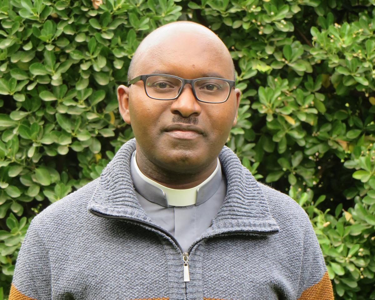 De Burundese priester-student Ferdinand Nduwimana 