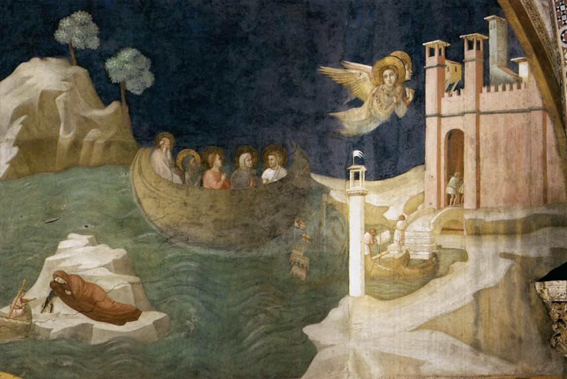 Scènes uit het leven van Maria Magdalena, door Giotto di Bondone.