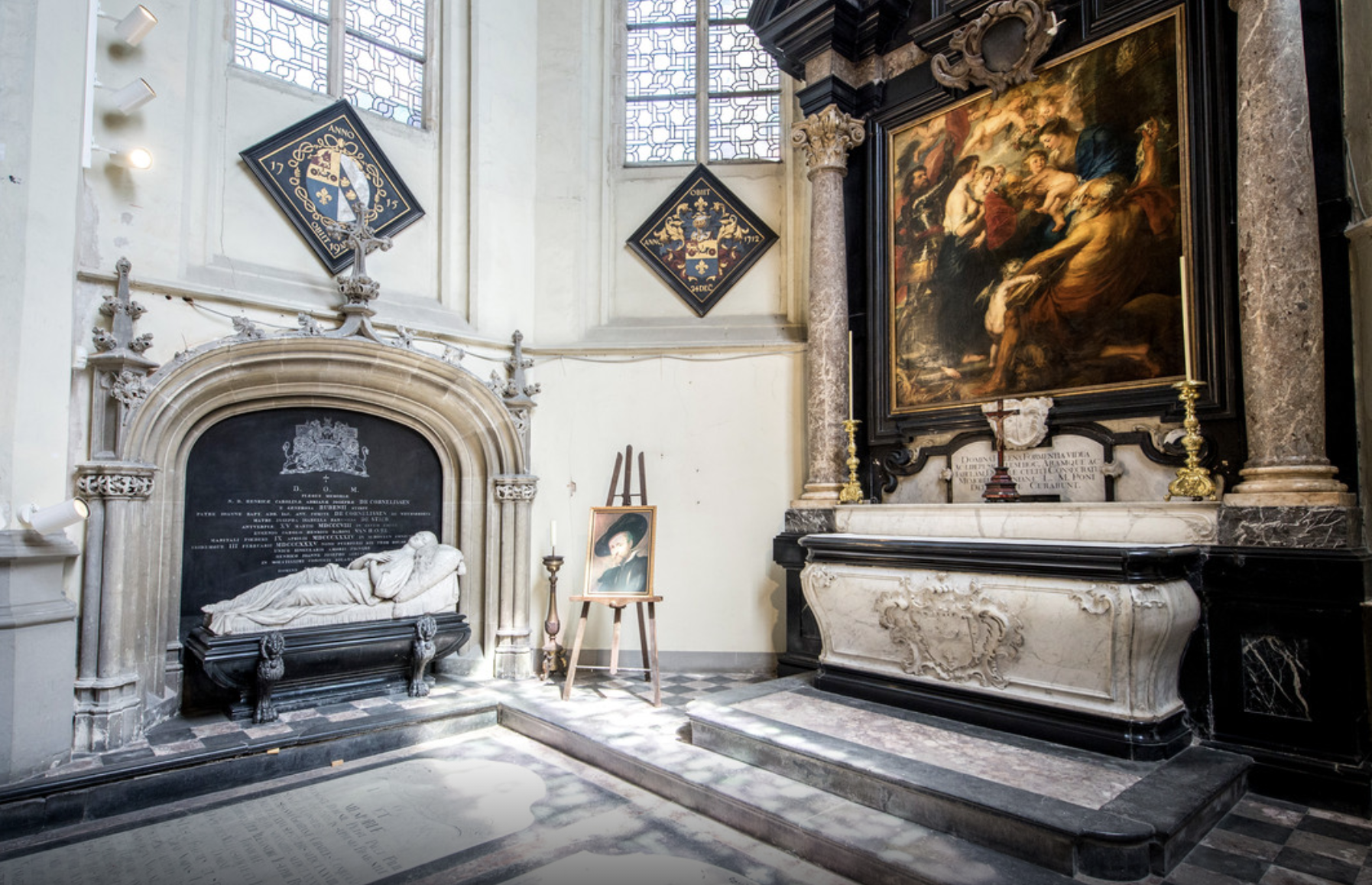 Grafkapel Pieter Paul Rubens, Sint-Jacobskerk Antwerpen.