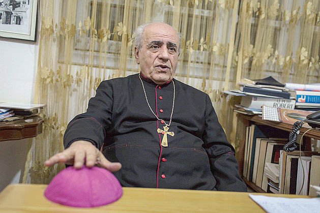 De Syrisch-katholieke emeritus aartsbisschop van Hasseke-Nisibis, mgr. Jacques Behnan Hindo