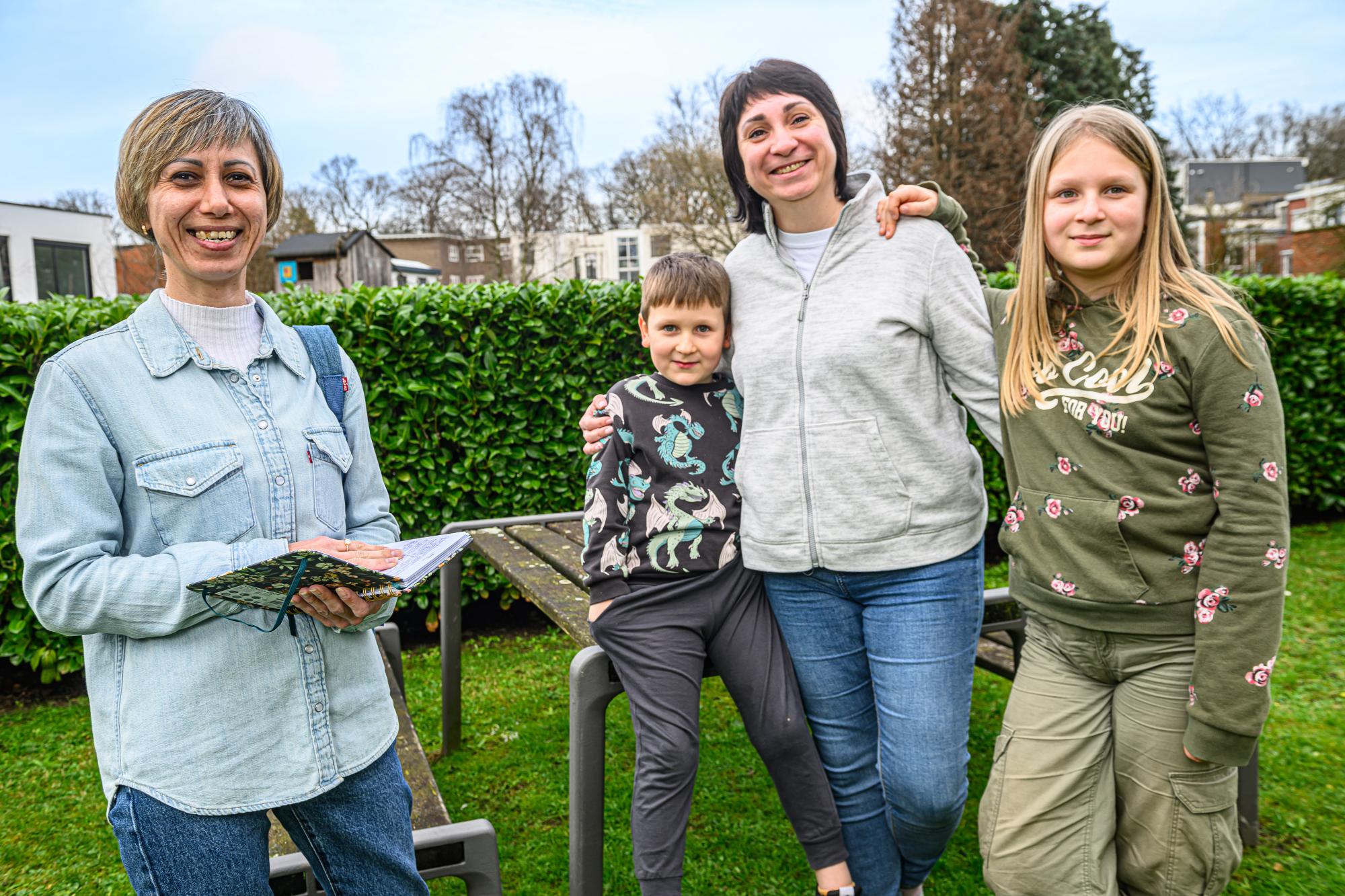 Liudmyla: ‘Ik bezoek gezinnen in de Woonterp en begeleid hen.’