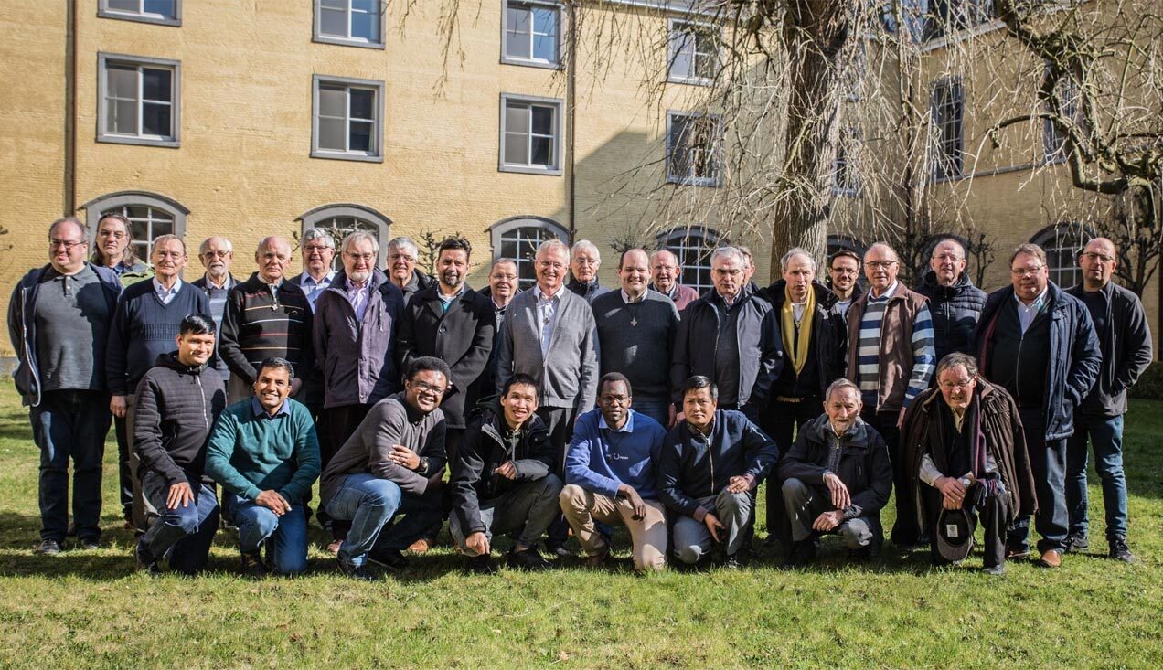 De deelnemers aan het 21ste Provinciaal Kapittel van de Salesianen van Don Bosco.